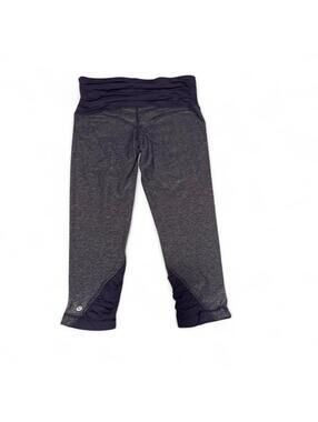Lululemon gray heather capri leggings size 8